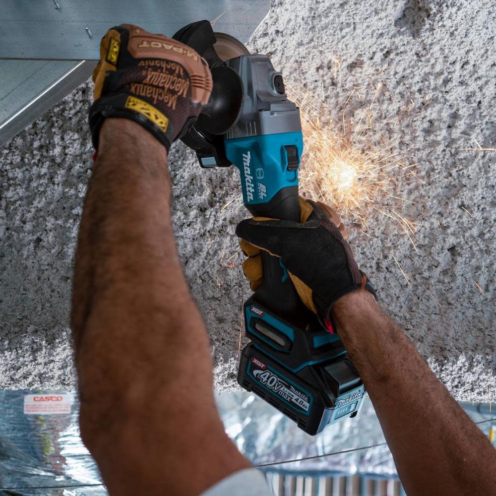 Makita XGT 40V max 4 1/2 / 5″ Angle Grinder Kit - Ascmtools