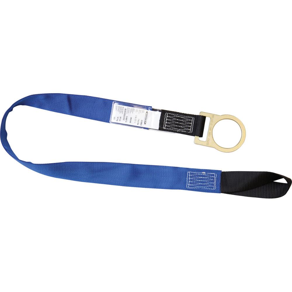 6 Ft. Concrete Pour-in Disposable Anchor Strap (Loop, D-Ring) - Ascmtools