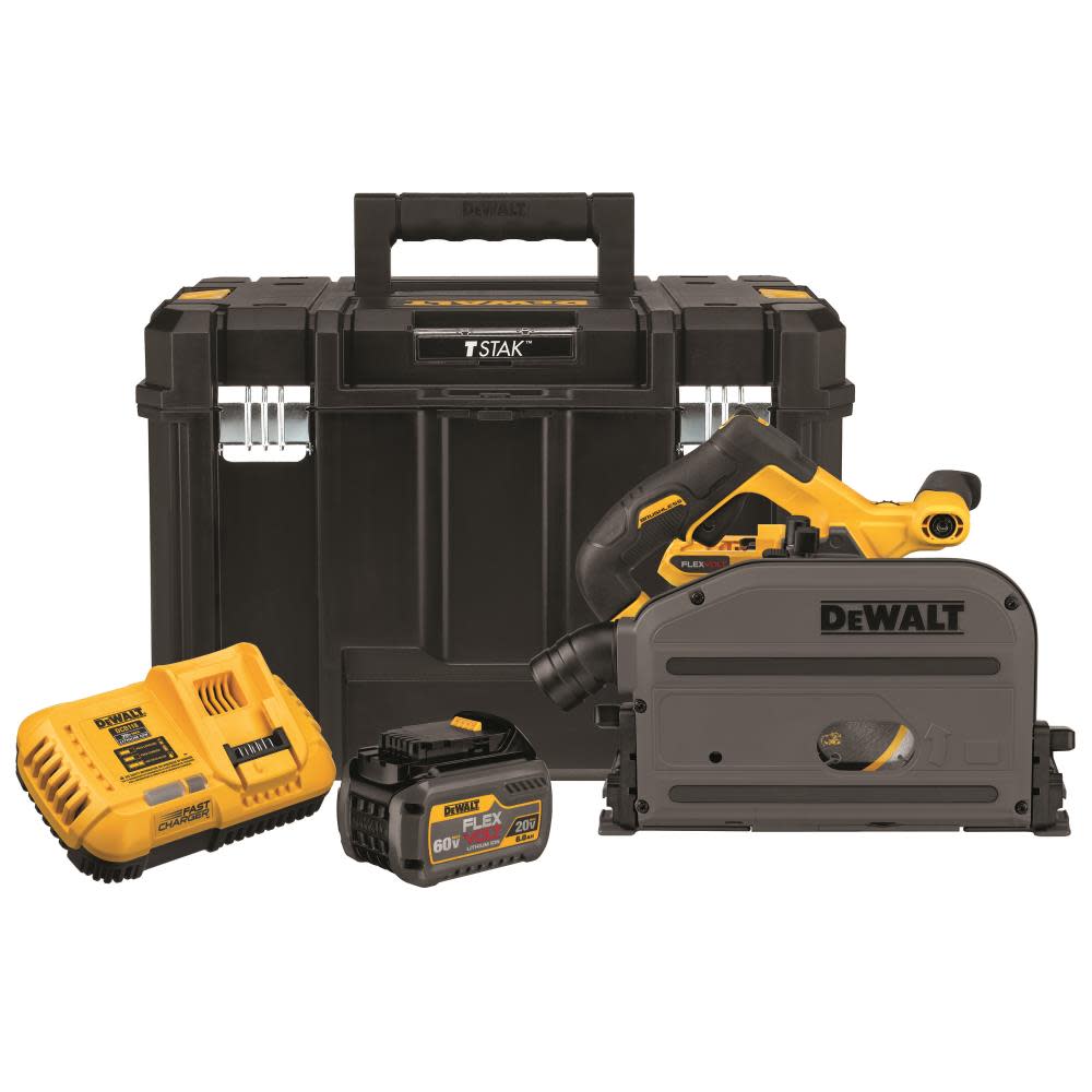 DEWALT 60V MAX* 6-1/2″ Cordless TrackSaw Kit - Ascmtools