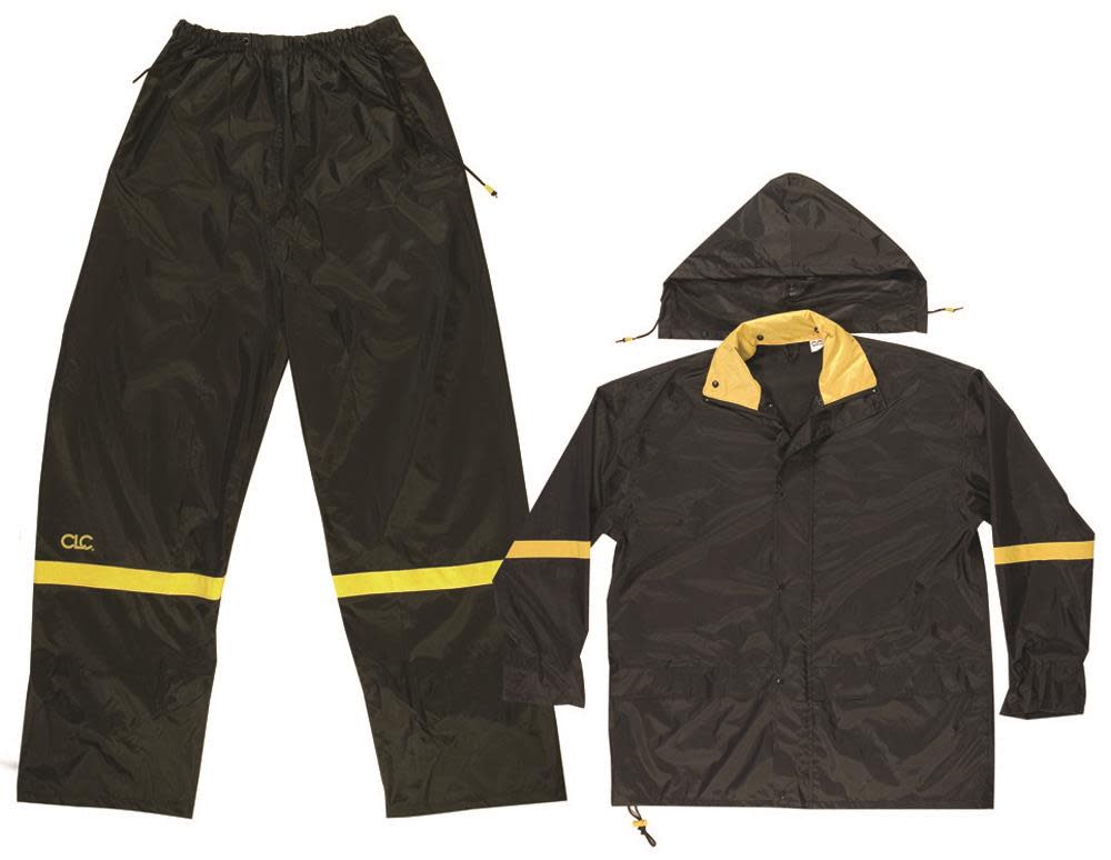 CLC 3 Pc Deluxe Nylon Rain Suit – 2X - Ascmtools