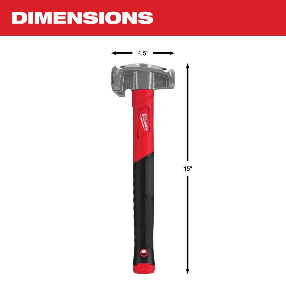 Milwaukee Lineman Hammer 4 in 1 - Ascmtools