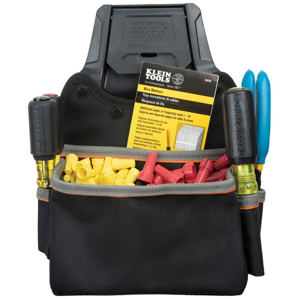 Klein Tools Modular Parts Pouch with Belt Clip - Ascmtools