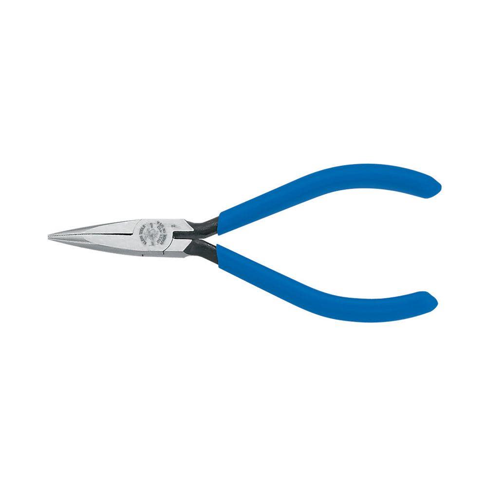Klein Tools Long Nose Pliers with Spring 4″ L - Ascmtools