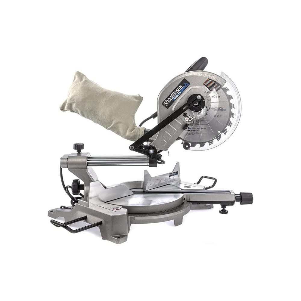 Delta ShopMaster 120V 15A 10″ Compound Sliding Miter Saw - Ascmtools