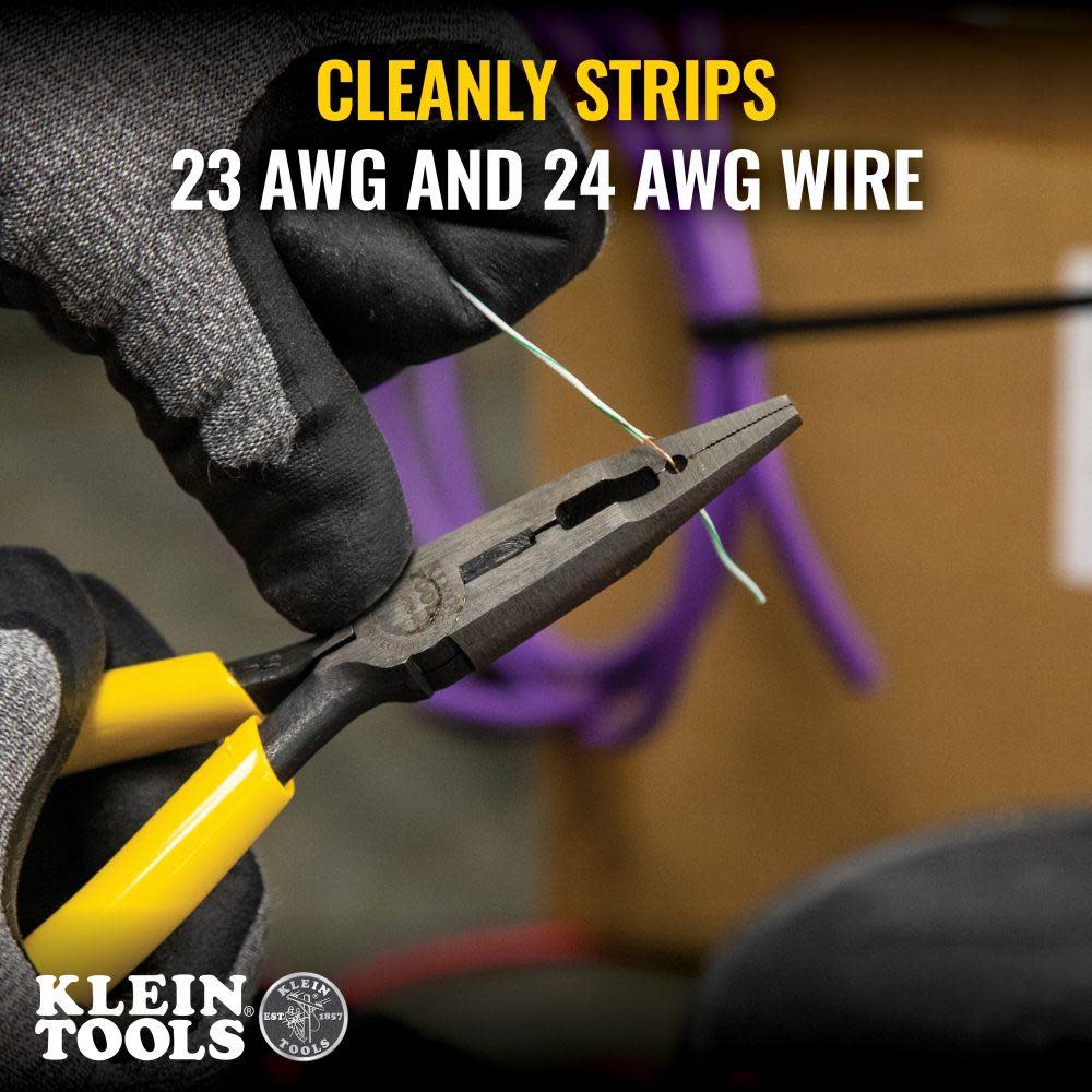 Klein Tools Connector Crimping Long-Nose Pliers - Ascmtools
