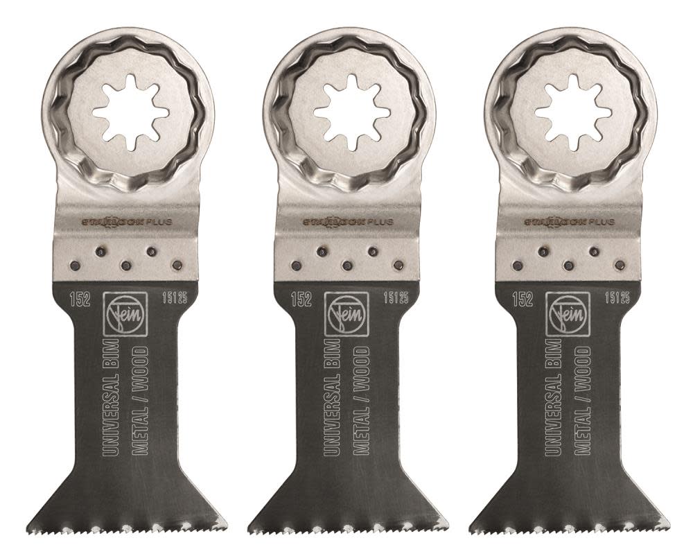 Fein StarlockPlus E-Cut 152 Universal Saw Blade with Bi Metal Toothing for Various Applications - Ascmtools