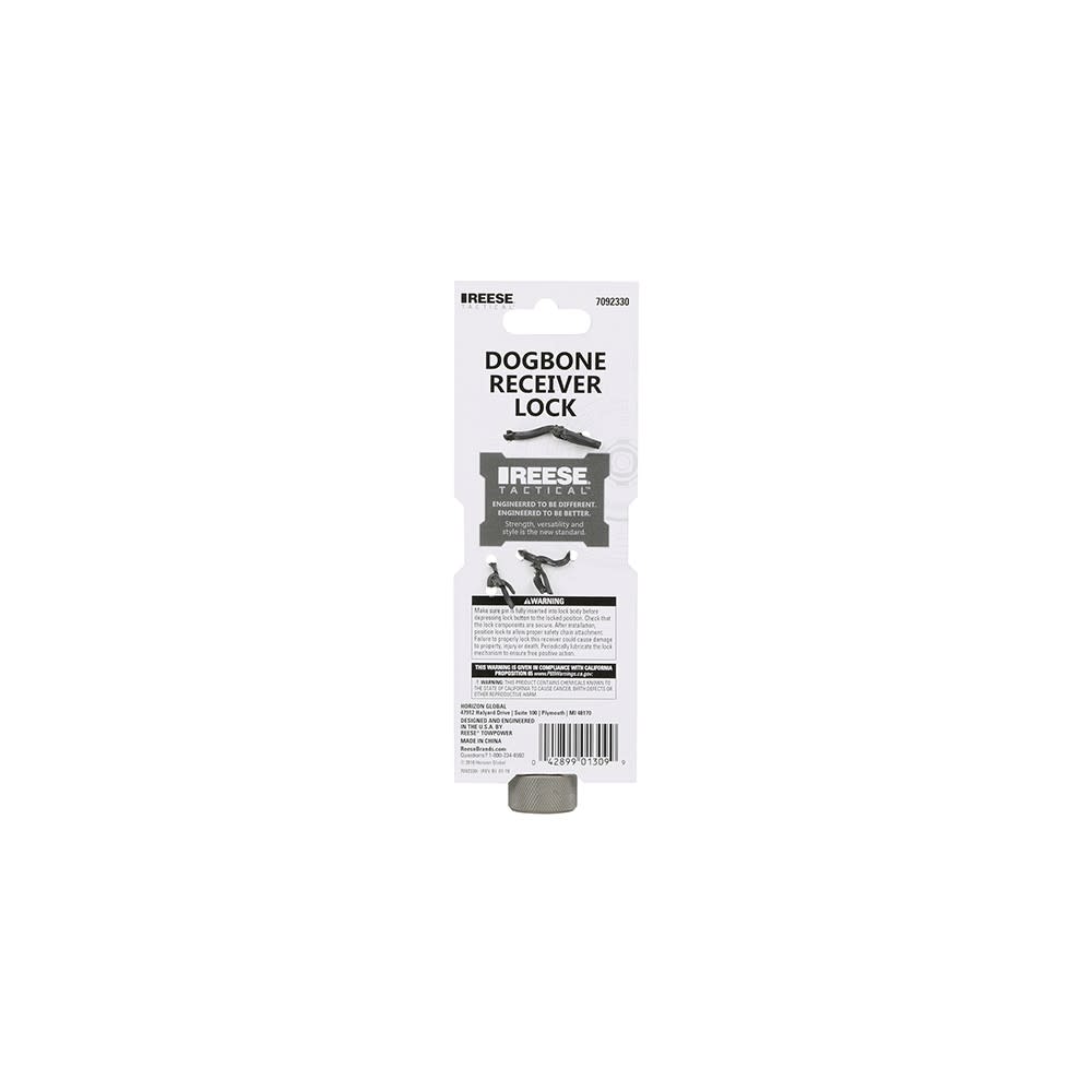 Reese Dogbone Trailer Hitch Lock Fits 2″ & 2 1/2″ Receivers - Ascmtools