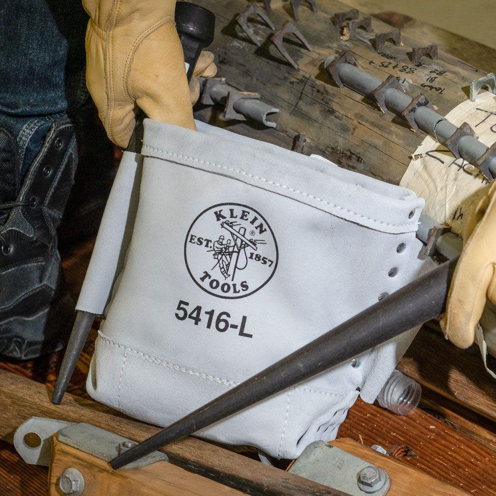 Klein Tools Bull Pin/Bolt Bag with Loop Leather - Ascmtools