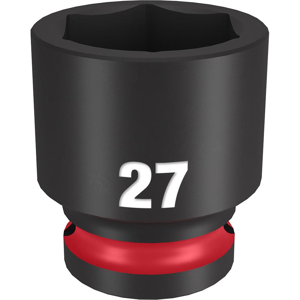 Milwaukee Impact Socket 1/2″ Drive 27mm Standard 6 Point - Ascmtools