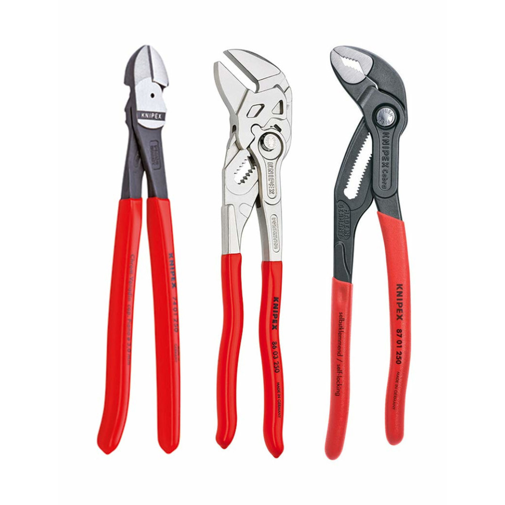 Knipex Pliers Set Assorted 3pc - Ascmtools