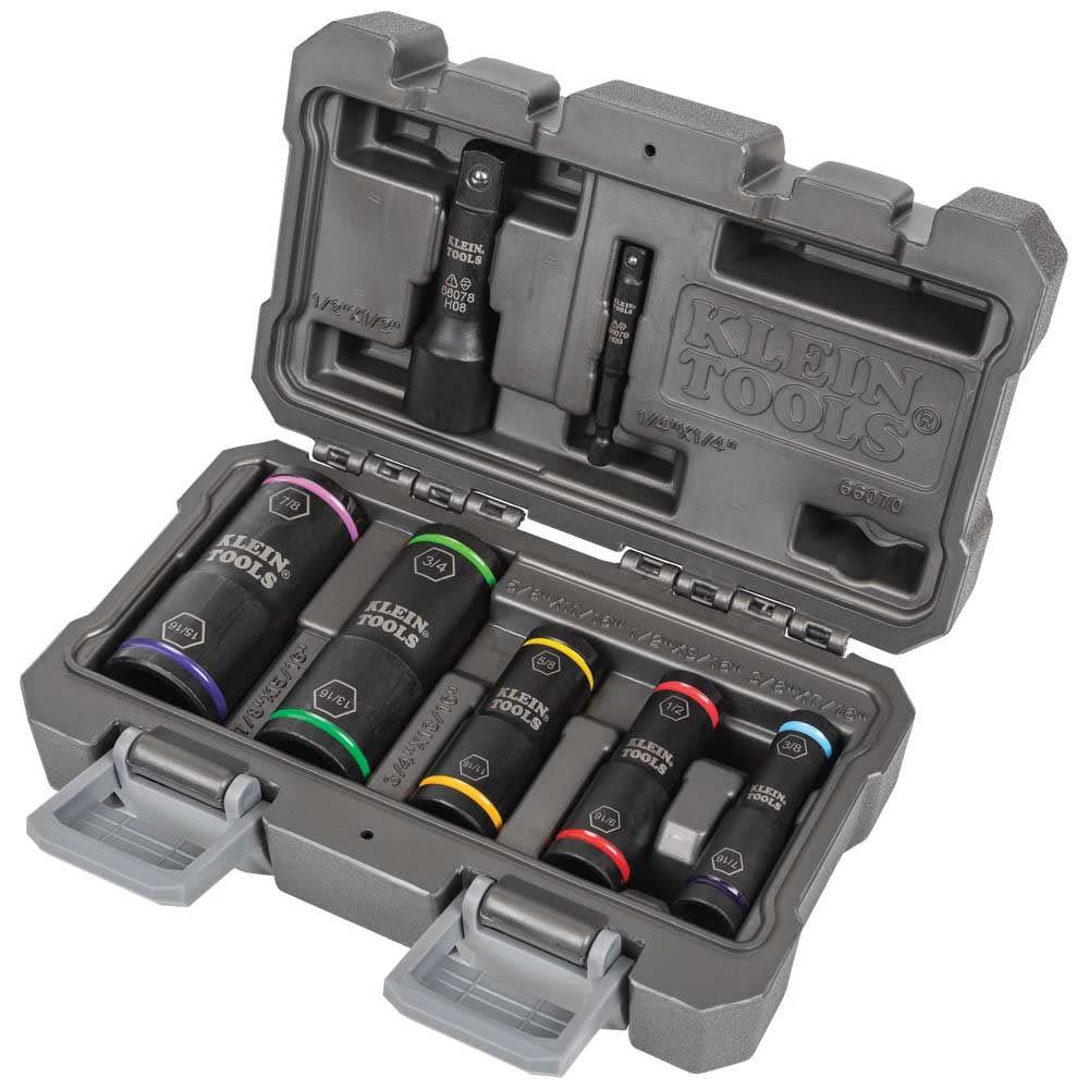 Klein Tools Flip Impact Socket Set 7pc - Ascmtools