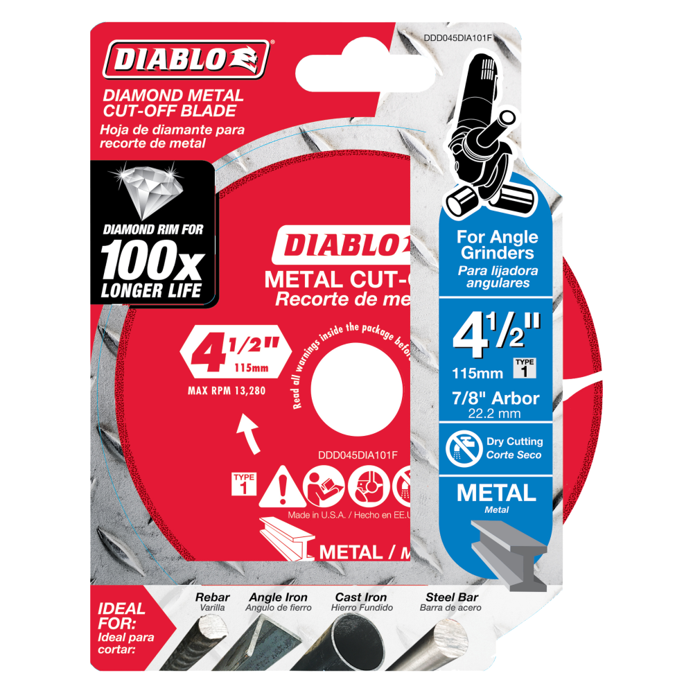 Diablo Tools 4-1/2″ Diamond Metal Cut-Off Blade - Ascmtools