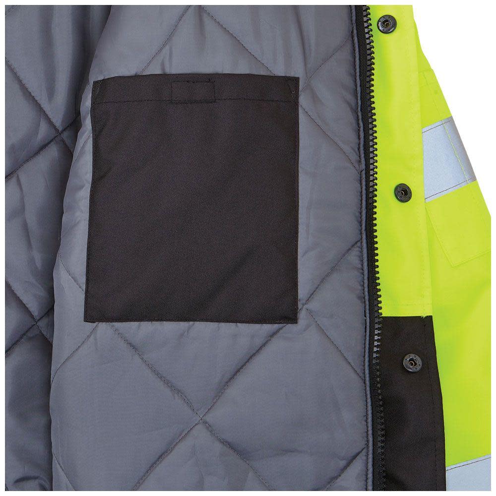 Klein Tools Hi Viz Winter Bomber Jacket Large - Ascmtools