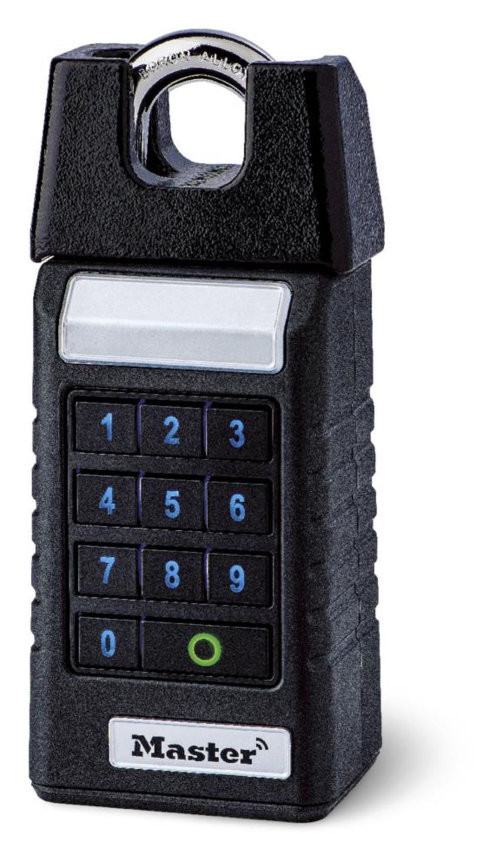 Master Lock Bluetooth Pro Series Shrouded Shackle Padlock for Business Applications - Ascmtools