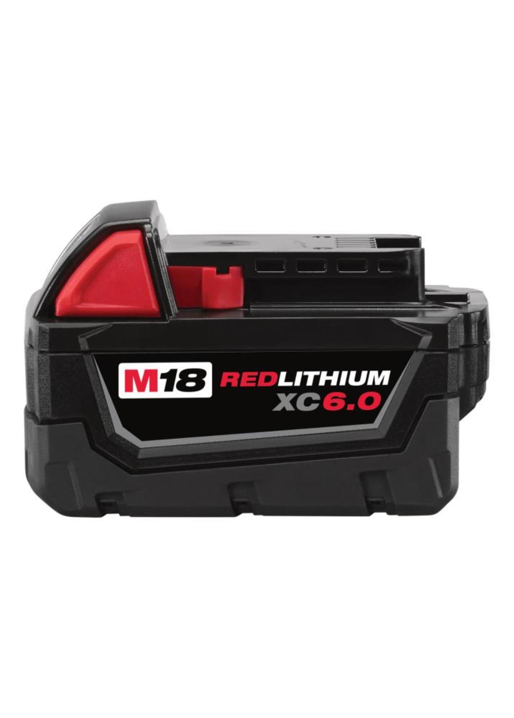 Milwaukee M18 REDLITHIUM XC 6.0Ah Extended Capacity Battery Pack - Ascmtools