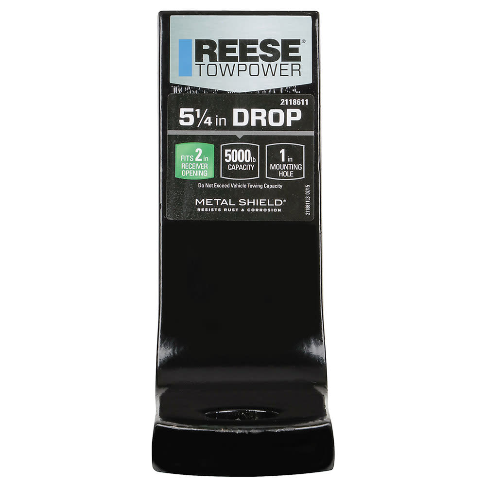 Reese 10″ 6000 lbs Black Steel Trailer Hitch Ball Mount - Ascmtools