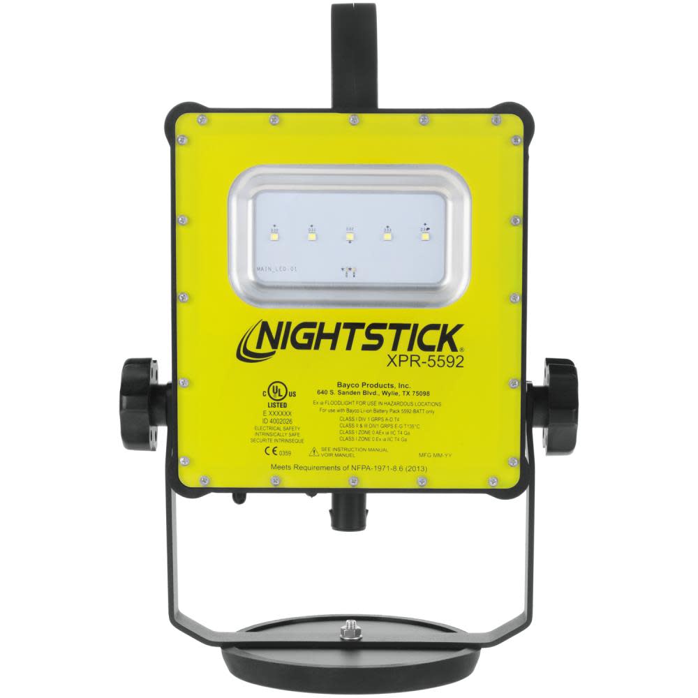 Nightstick Rechargeable Intrinsically Safe Area Light with Magnetic Base - Ascmtools