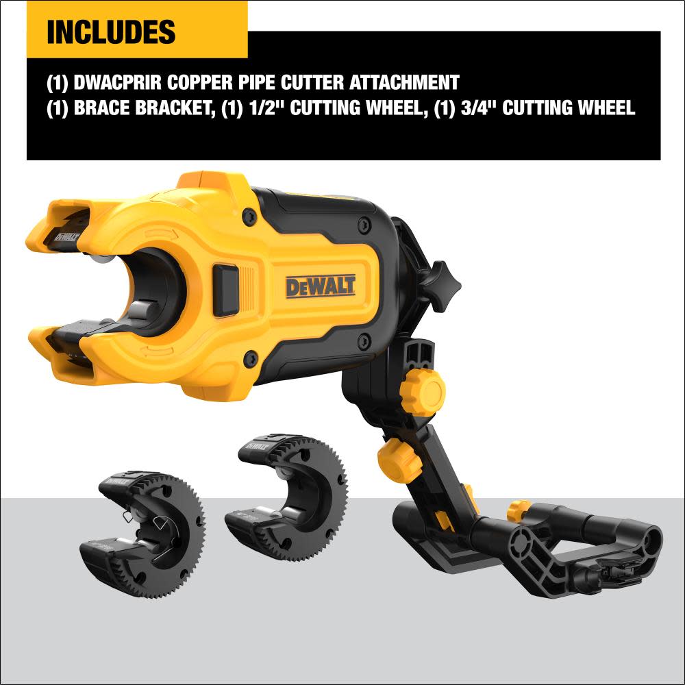 DEWALT Copper Tubing Cutter Attachment 1/2″-3/4″ - Ascmtools