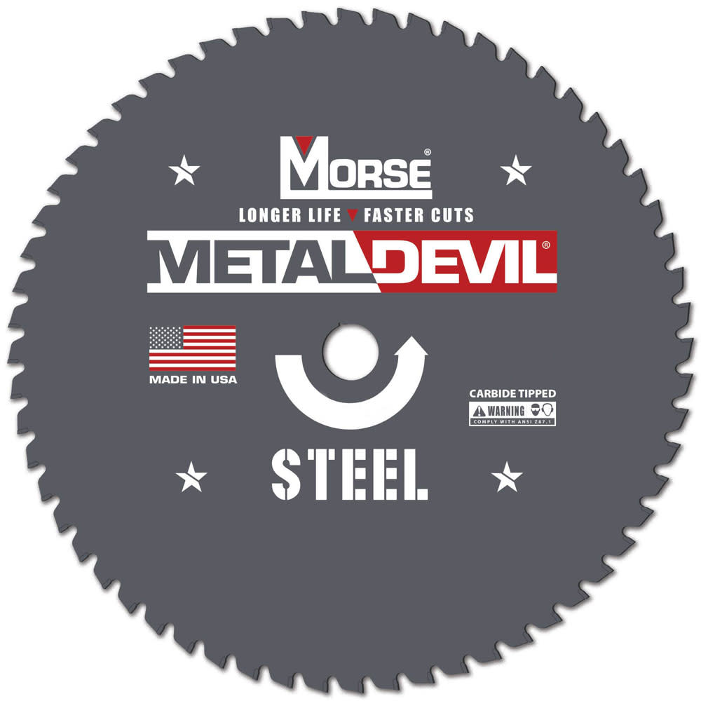 MK Morse 5 7/8″ 34 Tooth Metal Devil Steel Circular Saw Blade - Ascmtools