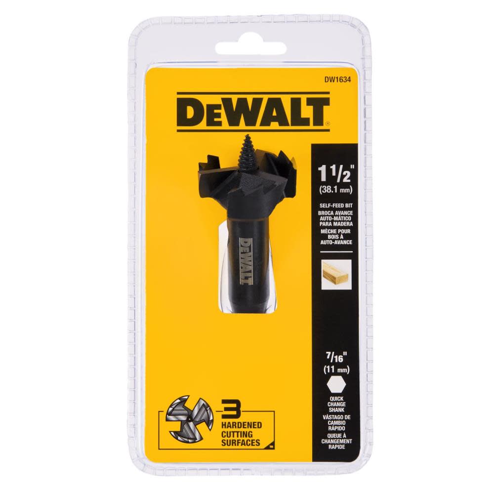 DEWALT 1 1/2″ Self Feed Bit - Ascmtools