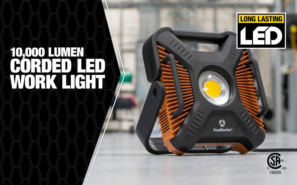 Southwire 10000 Lumen LED Work Light - Ascmtools