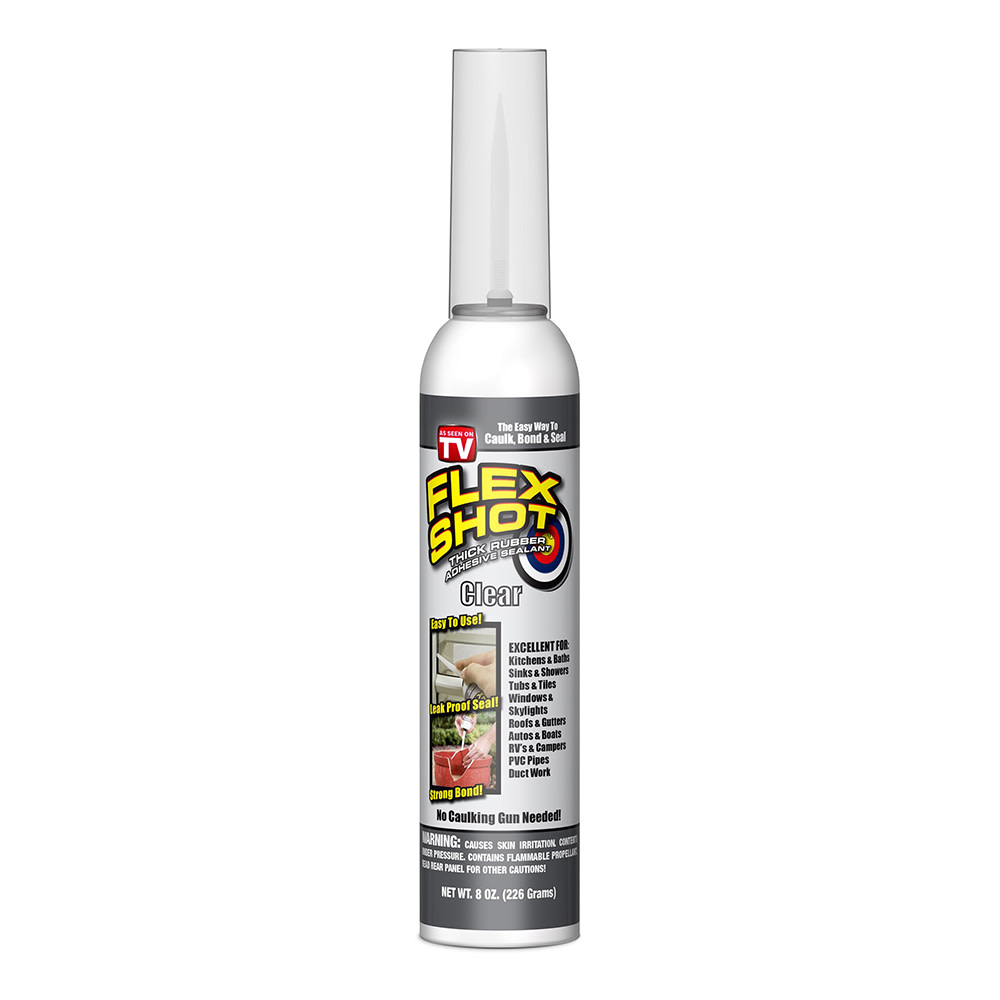 Flex Seal 8 oz Flex Shot Rubber Sealant – White - Ascmtools