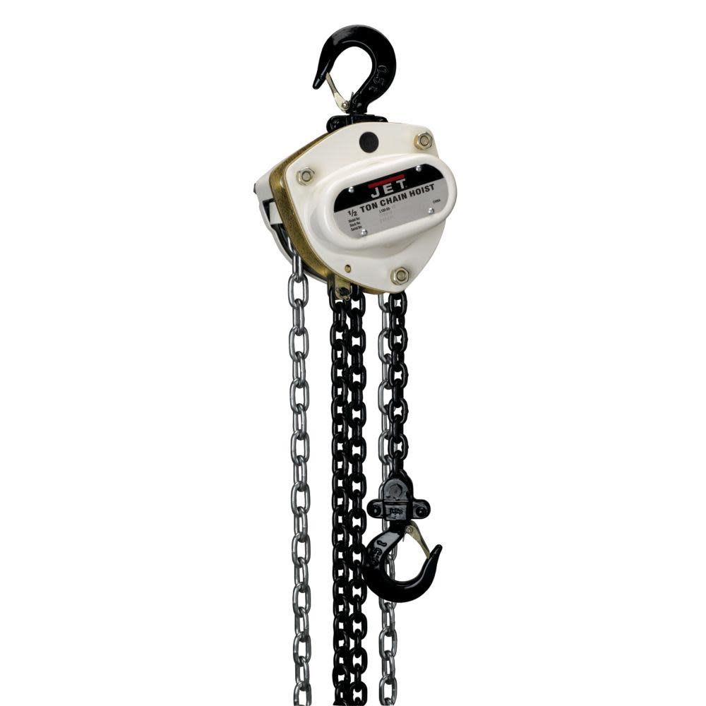 JET L100-50-15 1/2 Ton 15 Ft Lift Chain Hoist - Ascmtools