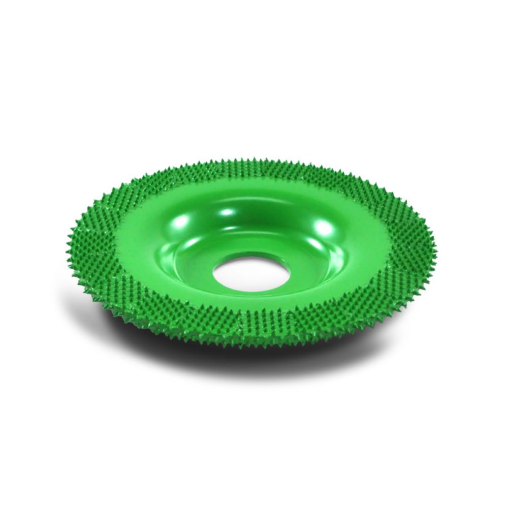 Saburrtooth 4″ Flat Face Grooving Disc Coarse Grit 7/8″ Bore - Ascmtools