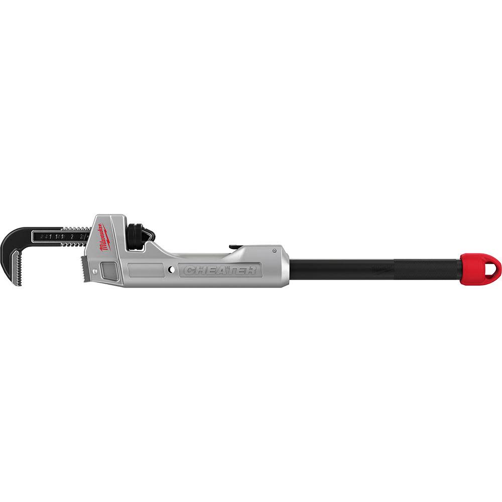 Milwaukee CHEATER Adaptable Pipe Wrench Aluminum - Ascmtools