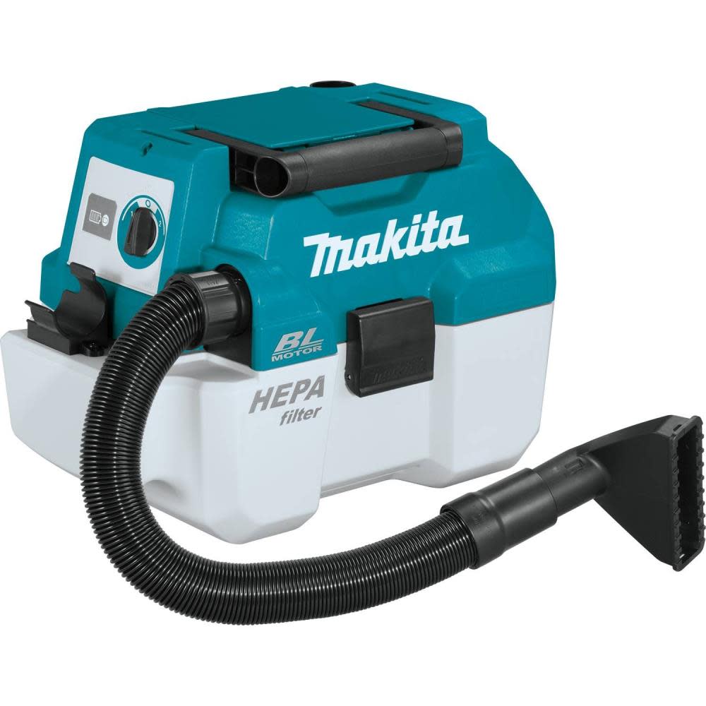 Makita 18V LXT 2 Gallon HEPA Portable Wet/Dry Dust Extractor/Vacuum Kit - Ascmtools