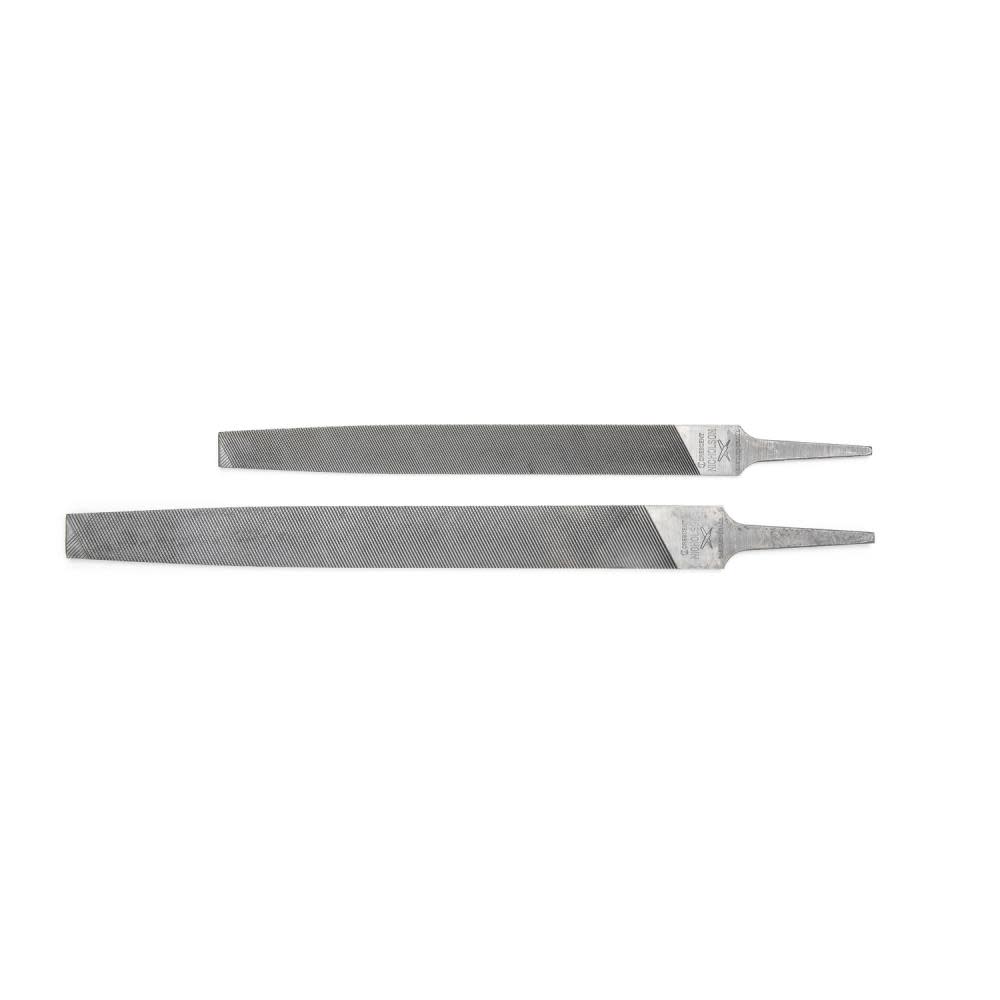 Crescent Nicholson 2 in 1 Bastard and Smooth Cut File Set 8″ & 10″ 2pc - Ascmtools
