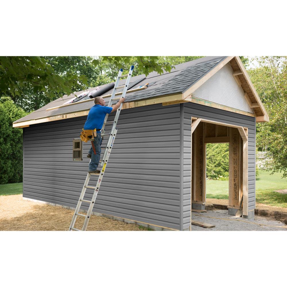 Werner 24 Ft. Type I Aluminum Extension Ladder - Ascmtools