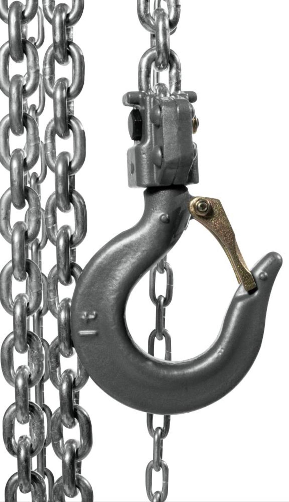 JET AL100-100-15 1 Ton Hand Chain Hoist with 15′ of Lift - Ascmtools