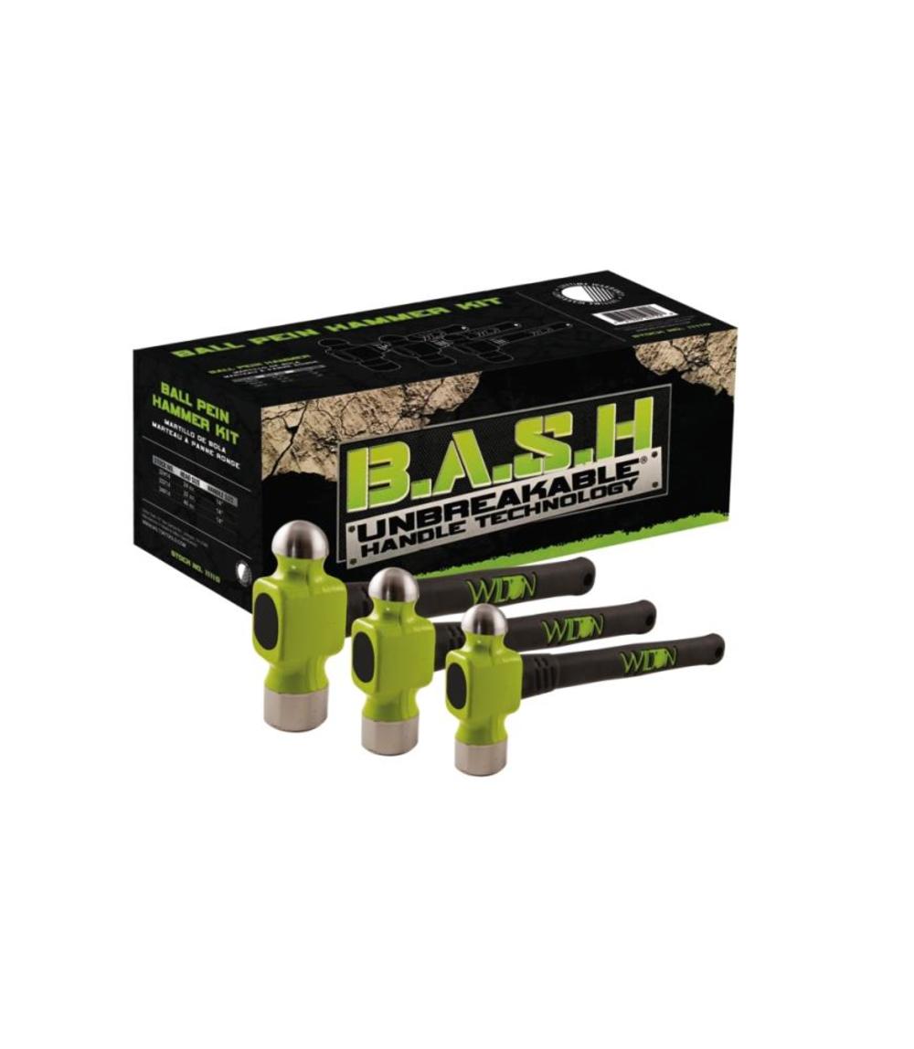 Wilton BASH Ball Pein Kit 3pc - Ascmtools