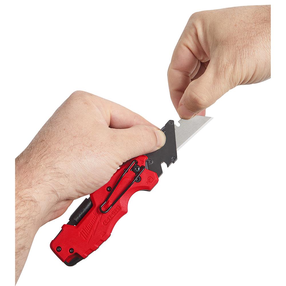 Milwaukee FASTBACK 6IN1 Folding Utility Knife - Ascmtools