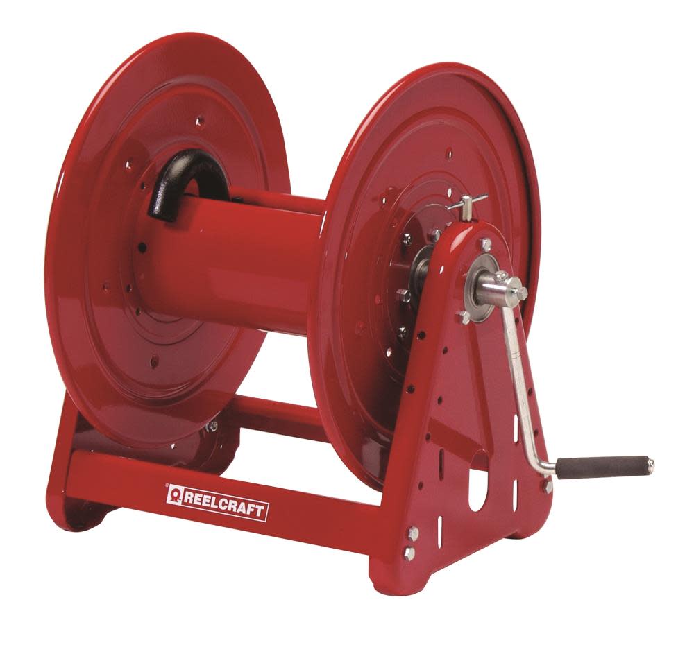 Reelcraft Hand Crank Hose Reel – 1/2 In. x 200 Ft. 5000 PSI Without Hose - Ascmtools