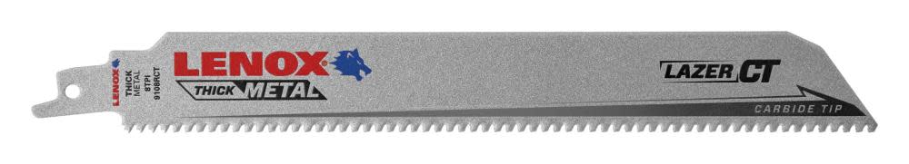 Lenox 9-in 8-TPI Carbide Tooth Reciprocating Saw Blade - Ascmtools