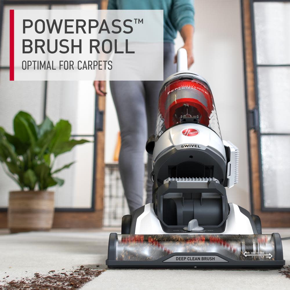 Hoover Residential Vacuum MAXLife Upright Vacuum Cleaner High Performance Swivel - Ascmtools