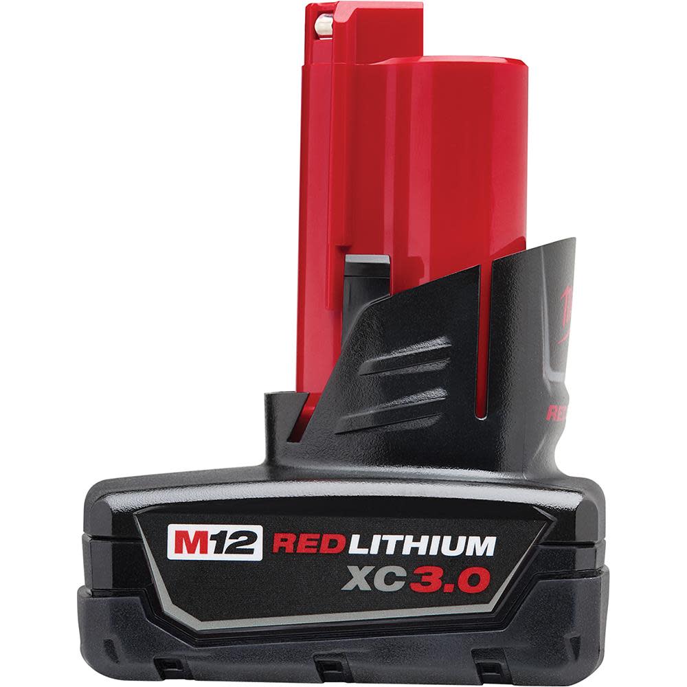 Milwaukee M12 REDLITHIUM XC 3.0Ah High Capacity Battery Pack - Ascmtools
