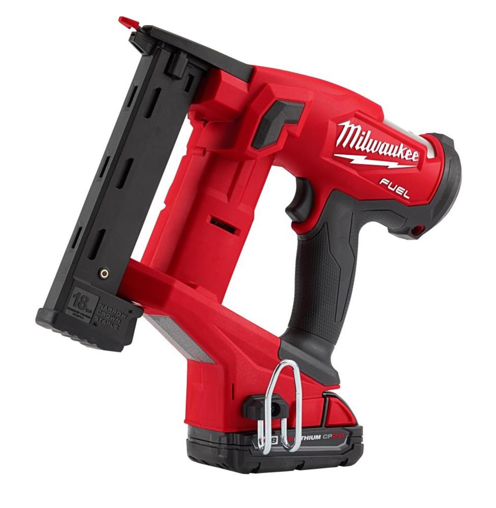 Milwaukee M18 FUEL 18 Gauge 1/4 in. Narrow Crown Stapler Kit - Ascmtools