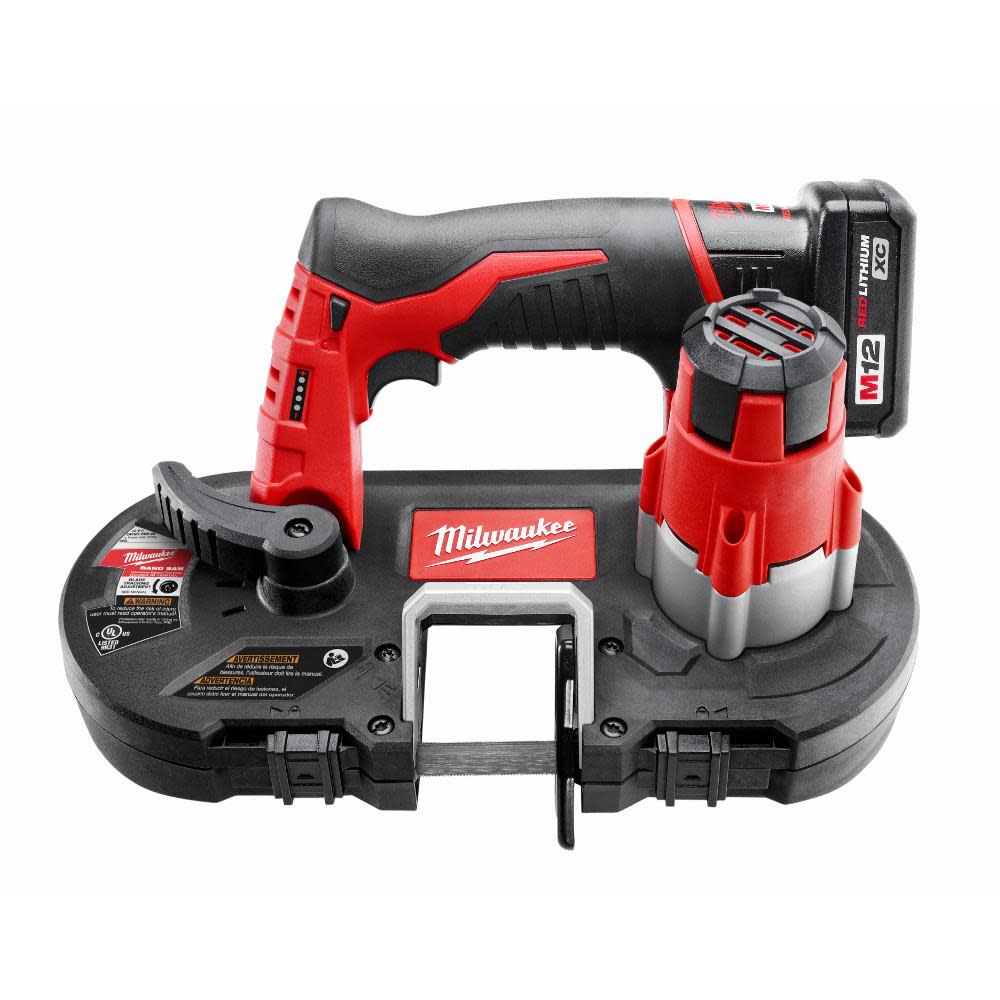 Milwaukee M12 Sub-Compact Cordless Bandsaw Kit Reconditioned - Ascmtools