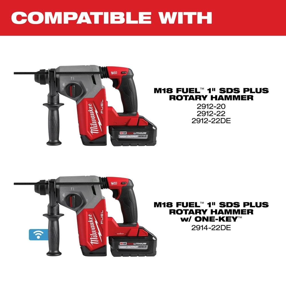 Milwaukee M18 FUEL HAMMERVAC 1″ Dedicated Dust Extractor - Ascmtools