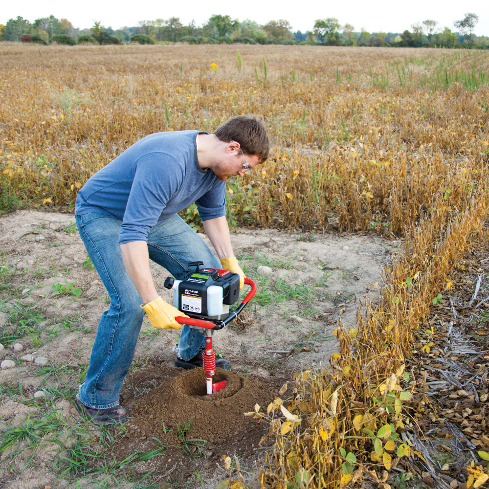 Earthquake 1-Person Earth Auger Powerhead – 43cc 2-Cycle Viper Engine - Ascmtools