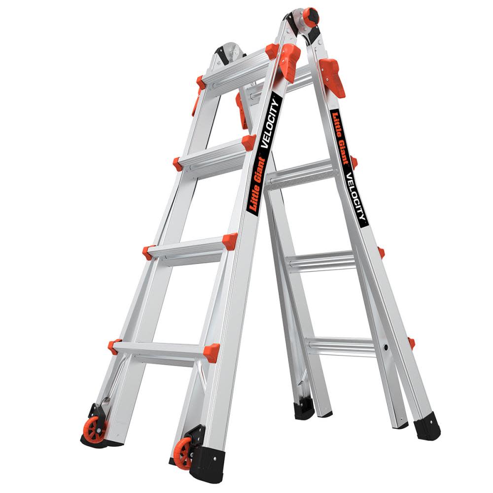 Little Giant Safety Velocity Model 17 300 lb Rated Type-1A Multi-Use Ladder - Ascmtools