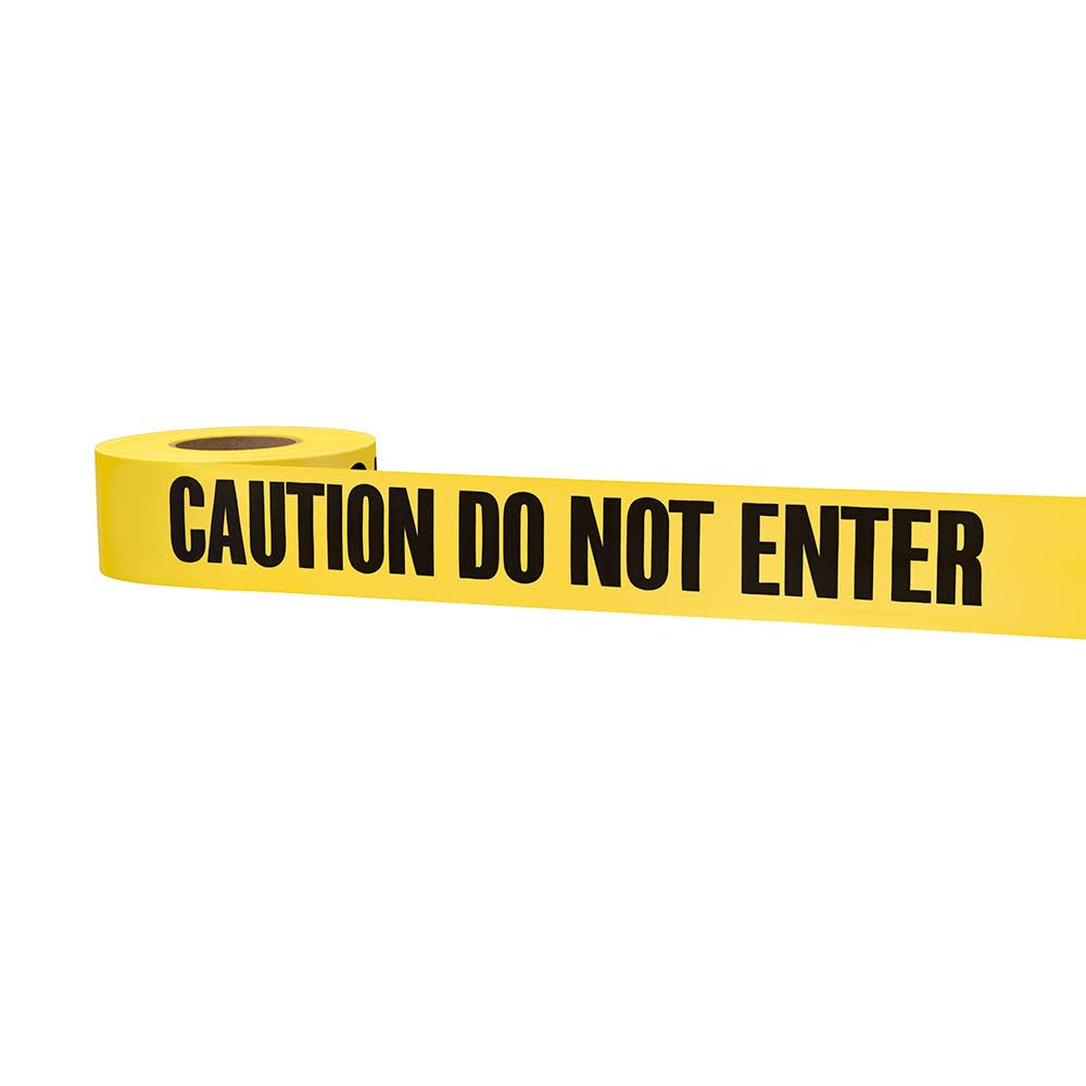 Empire Level 1000 ft. Premium Yellow Barricade Tape – Caution Do Not Enter - Ascmtools