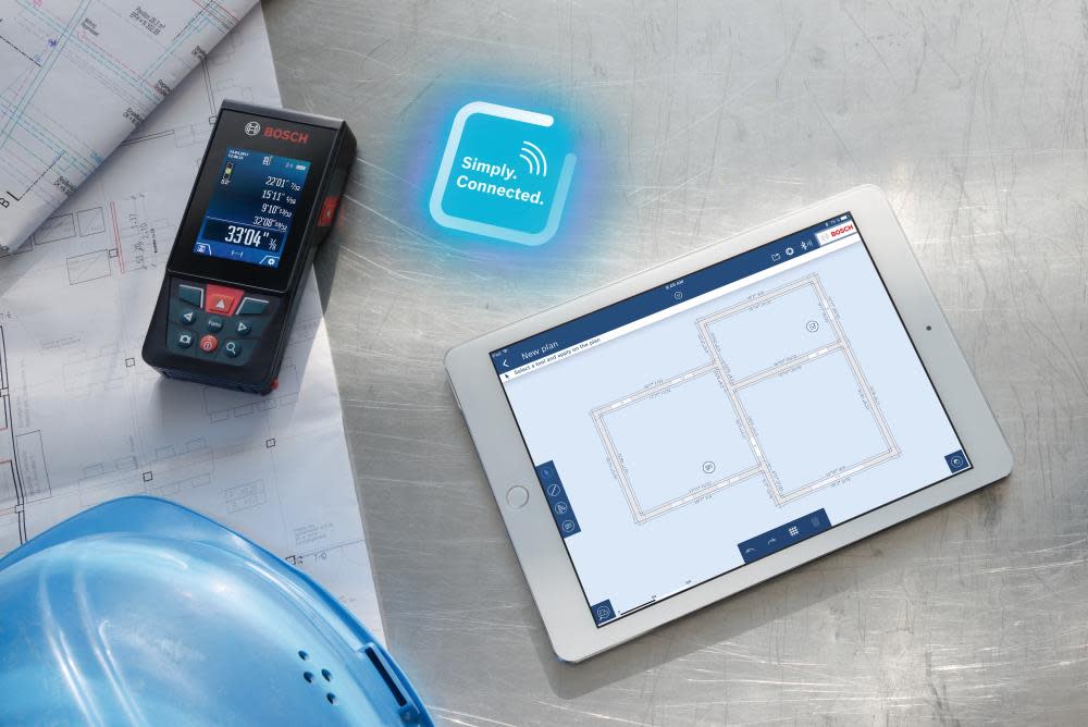 Bosch BLAZE Outdoor 400 Ft. Connected Lithium-Ion Laser Measure with Camera - Ascmtools