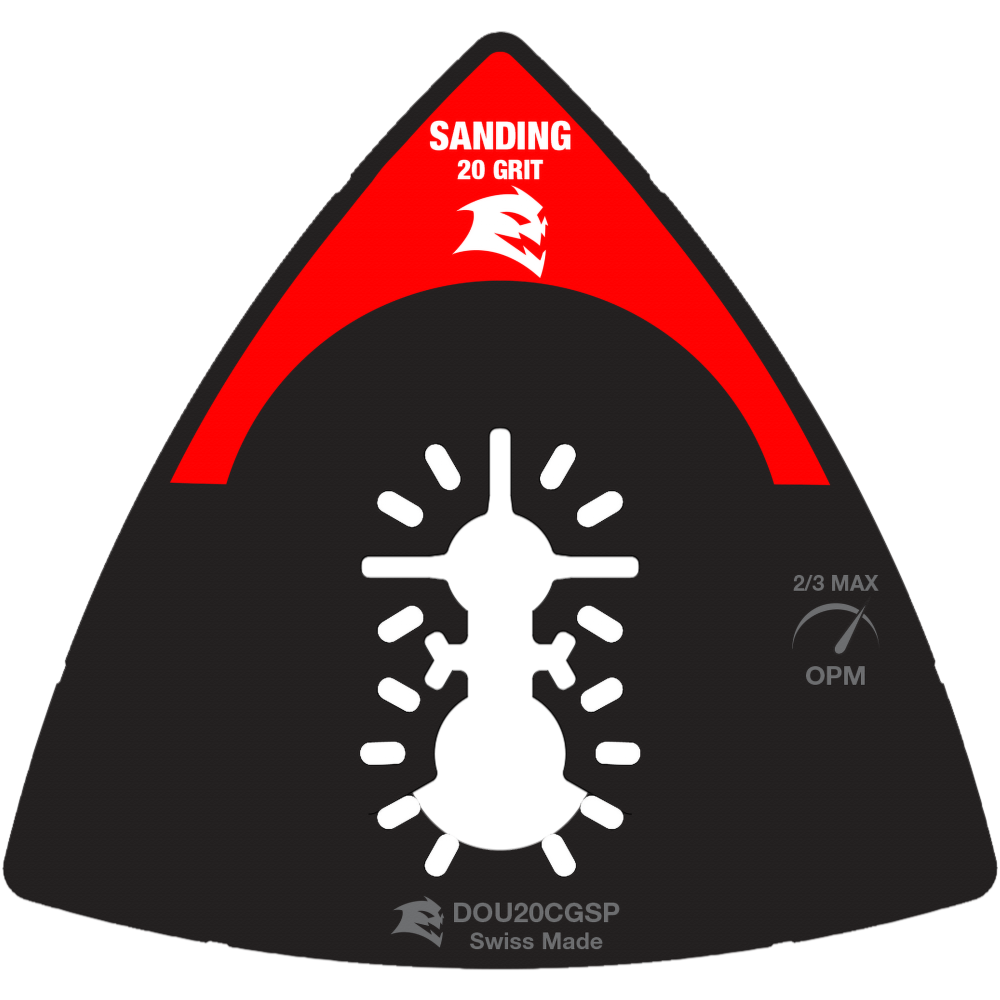 Diablo Tools 3-1/2″ 20-Grit Universal Fit Carbide Grit Osc. Sanding Plate - Ascmtools