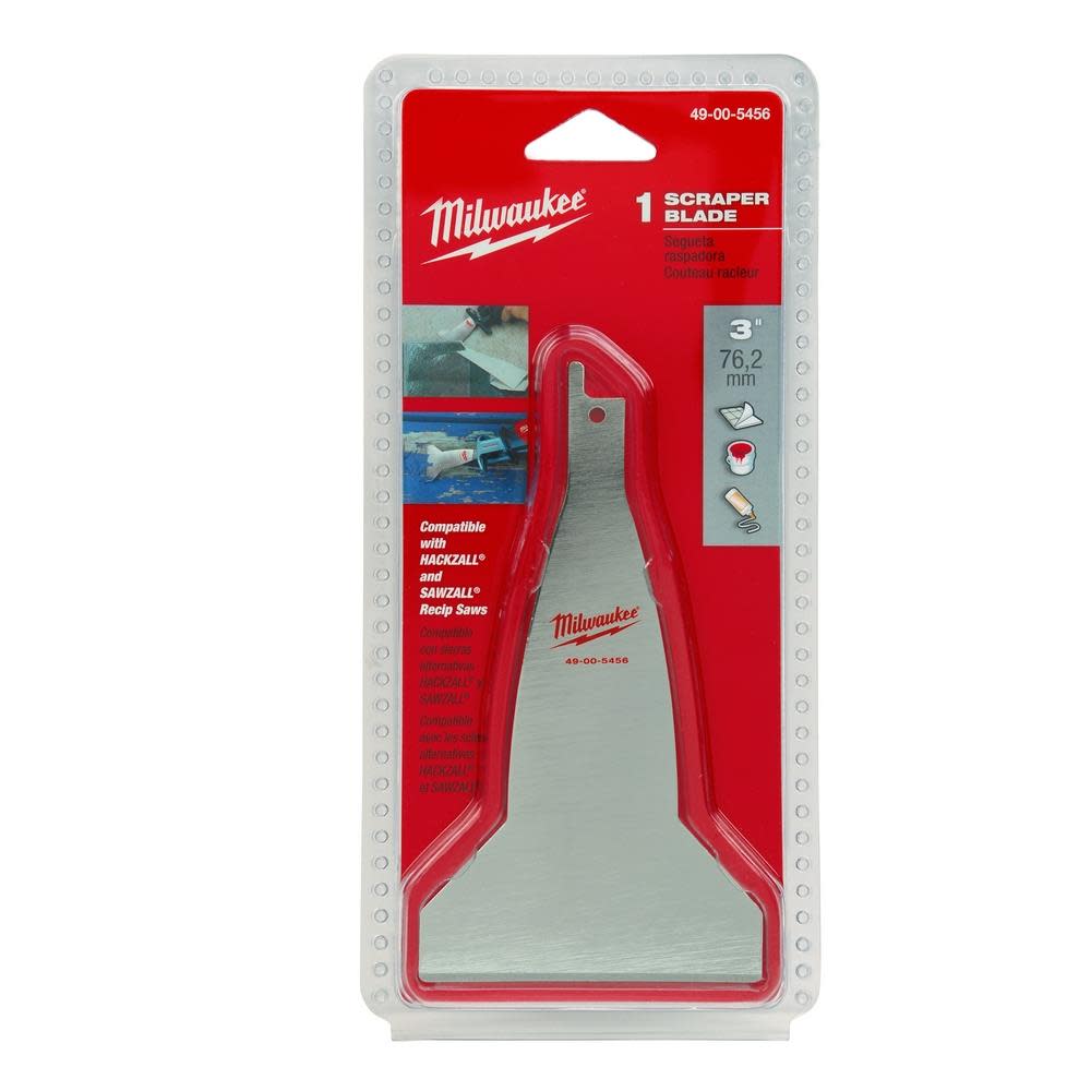 Milwaukee 3 In. Scraper Blade - Ascmtools