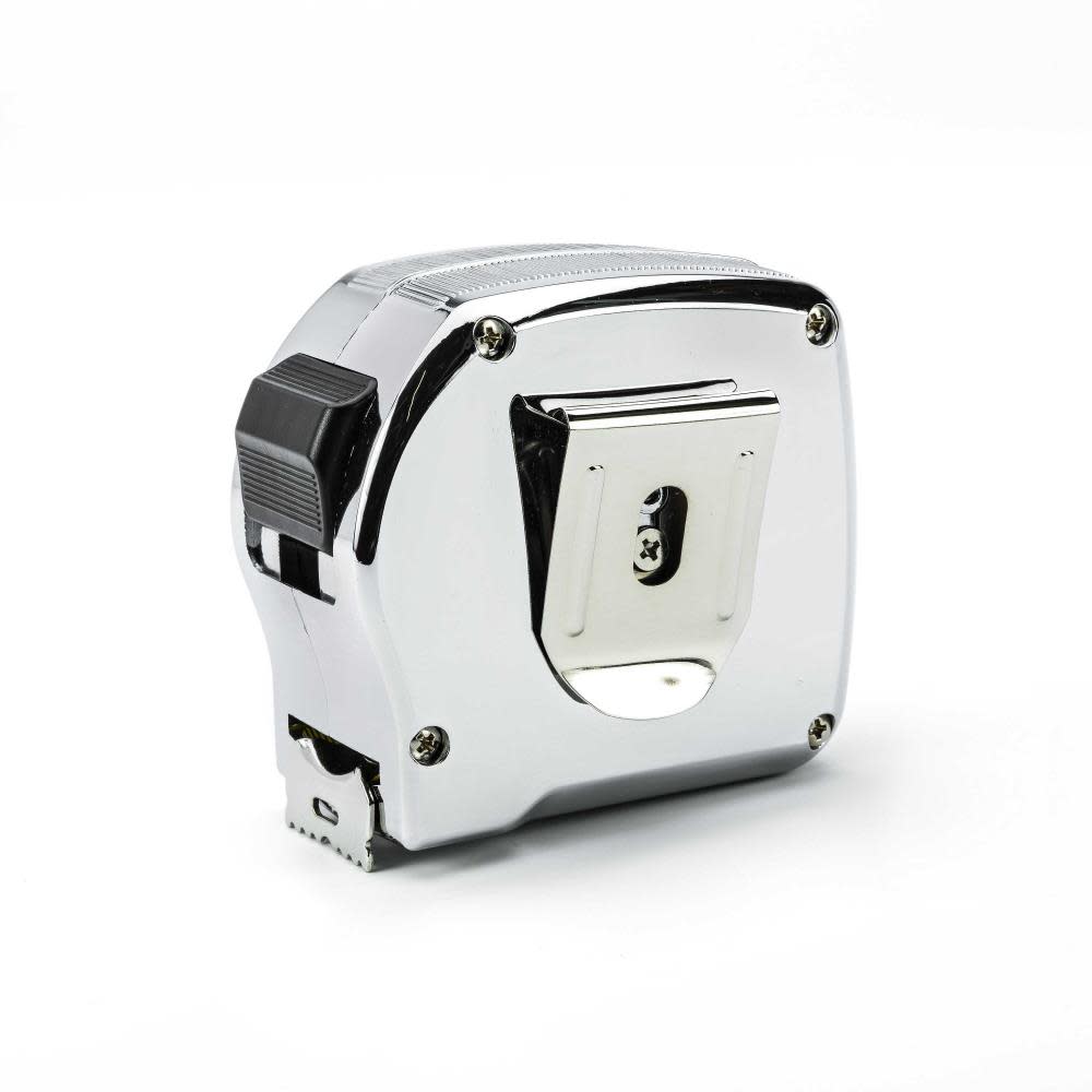 Crescent Lufkin Chrome Case Yellow Clad Tape Measure 1/2″ x 12′ - Ascmtools