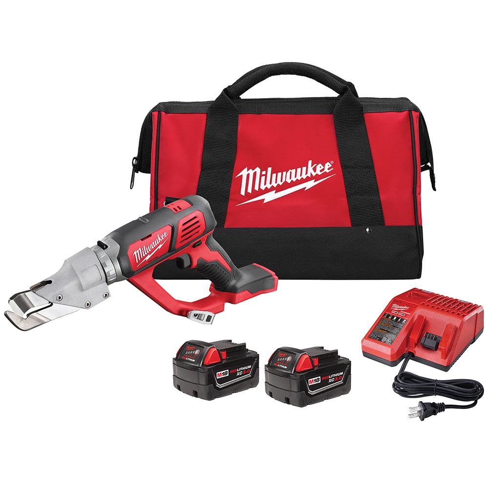 Milwaukee M18 Cordless 18 Gauge Single Cut Shear Kit - Ascmtools